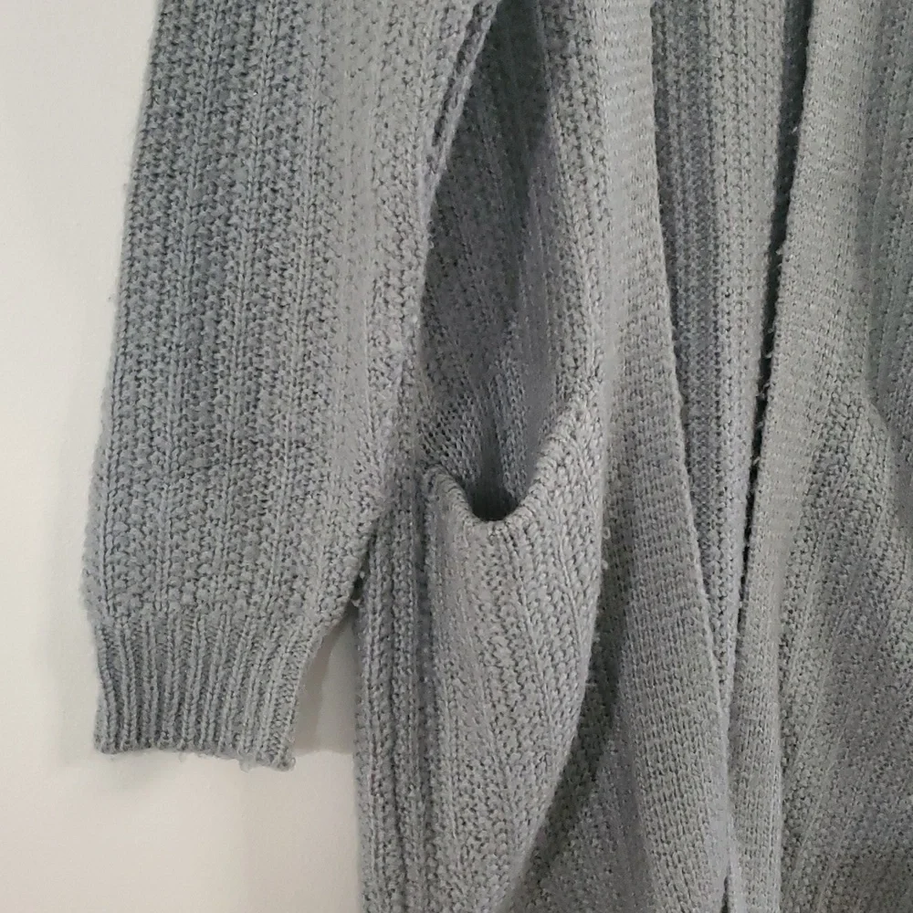Heartloom Chunkyknit Open Cardigan Size Small Oversized Slouchy Pockets